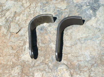 moses cam hook - comparing leeper cam hook narrow size (left) with moses cam hook...