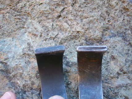 moses cam hook - moses cam hook narrow size (left) compared to leeper cam hook narrow...