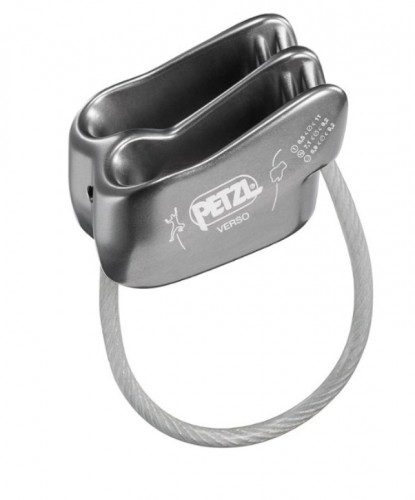 Petzl Verso Review (As seen in this image, The Petzl Verso is extremely compact (it's the smallest tube style device tested in this...)