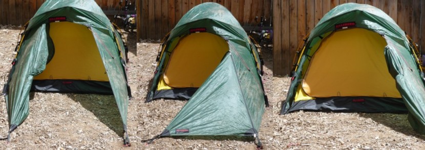 hilleberg jannu - the jannu&#039;s three different vestibule configurations are shown here...