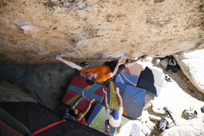 organic big pad - the more crash pads the better. bishop, ca.