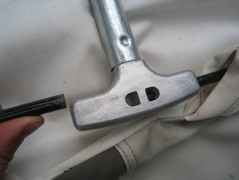 kodiak canvas 6-person flex-bow - flex-bow attachment point on the top poles