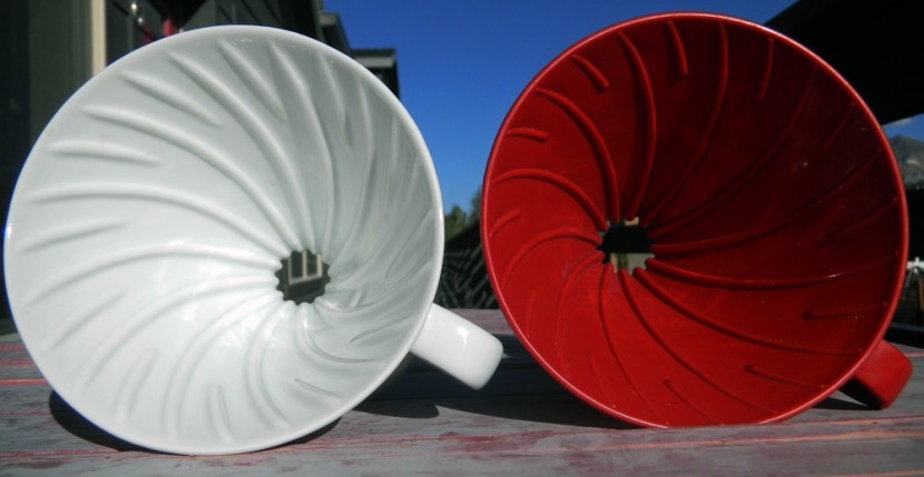 hario v60 plastic dripper - the ceramic and plastic versions of the hario v60 are identical in...