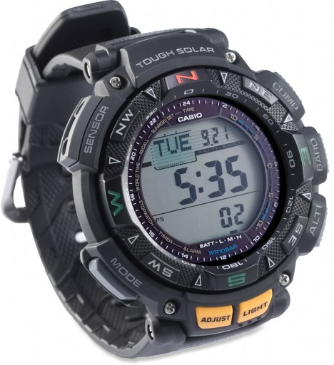 casio pathfinder pag240-1 altimeter watch review