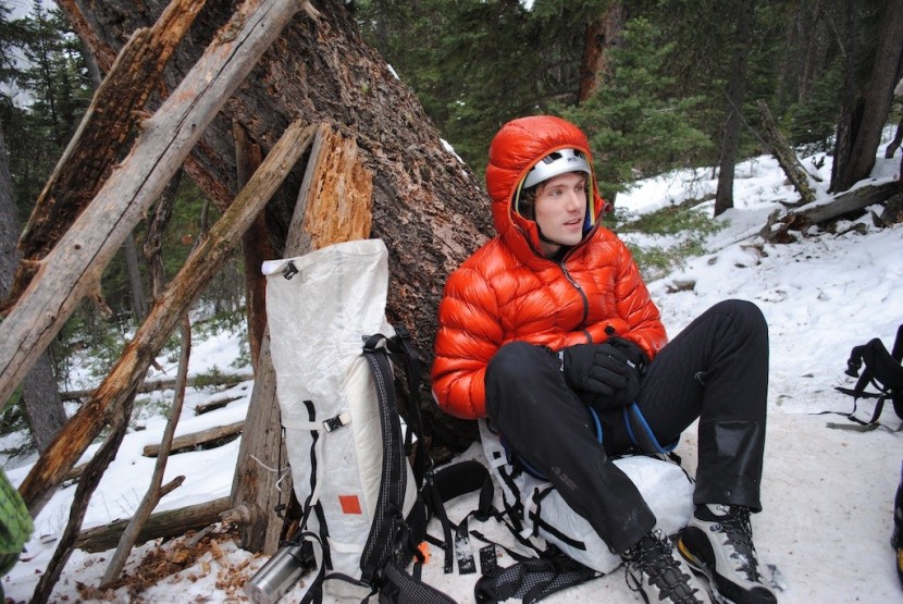 rab infinity - rab infinity and the hyperlite mountain gear ice pack.