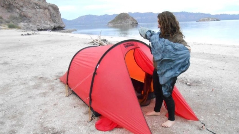 ultralight sleeping bag - our tester unpacks the katabatic palisade on a six-week bike tour...