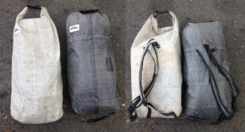 hyperlite mountain gear stuff pack - hyperlite mountain gear metro pack (white) and stuff pack (grey)...