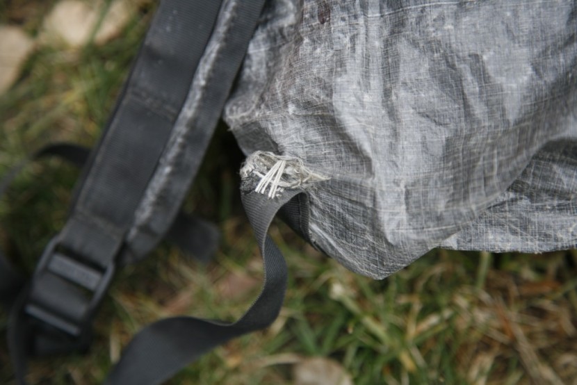 hyperlite mountain gear stuff pack - hyperlite mountain gear stuff pack wear after 18 months of hard use...