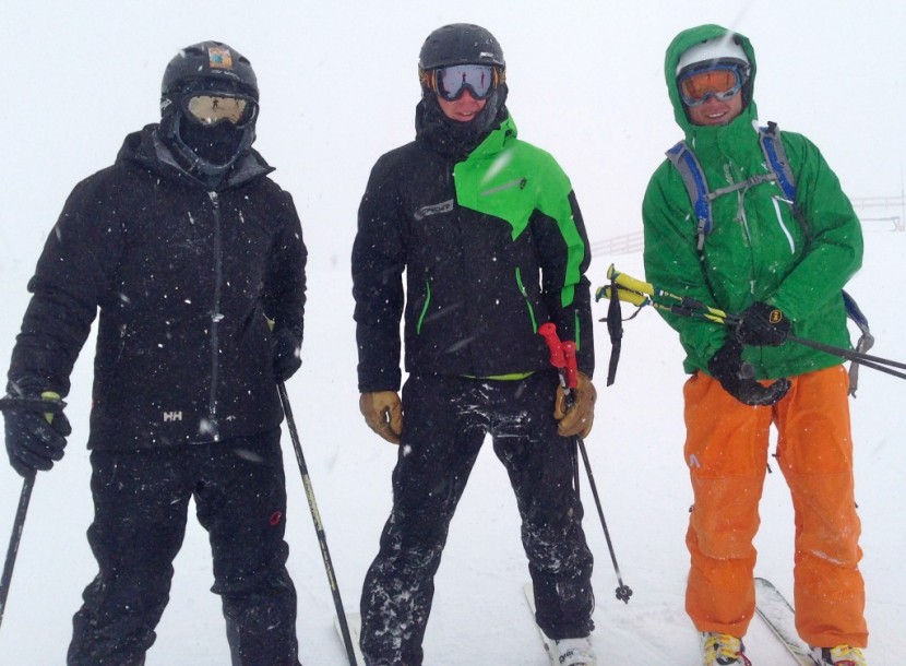 spyder titan - jason, mike, and jed model, respectively, the helly hansen enigma...