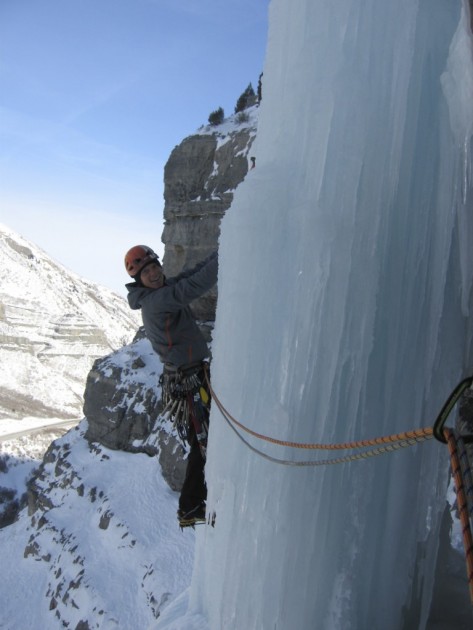 la sportiva trango prime - luke lydiard testing boots on stairway to heaven in provo canyon.