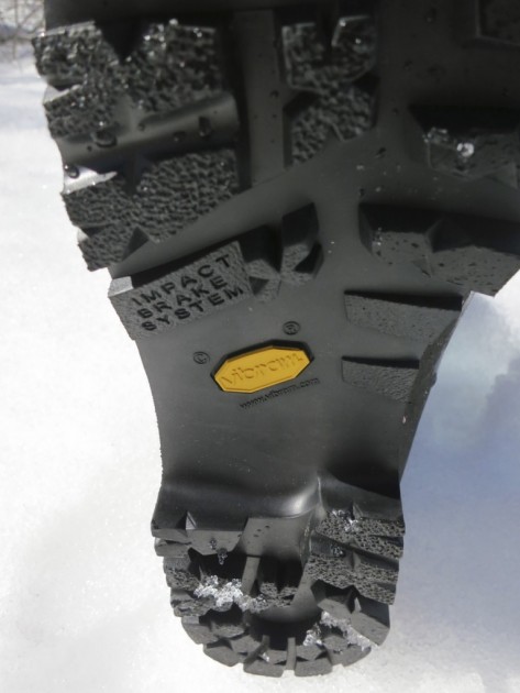 la sportiva batura 2.0 gtx - the vibram impact brake system on the sole which helps keep things...