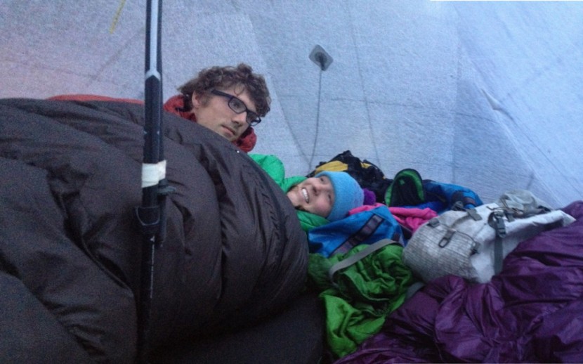 feathered friends penguin 20 - getting warm in the hyperlite mountain gear ultamid 2 with the...