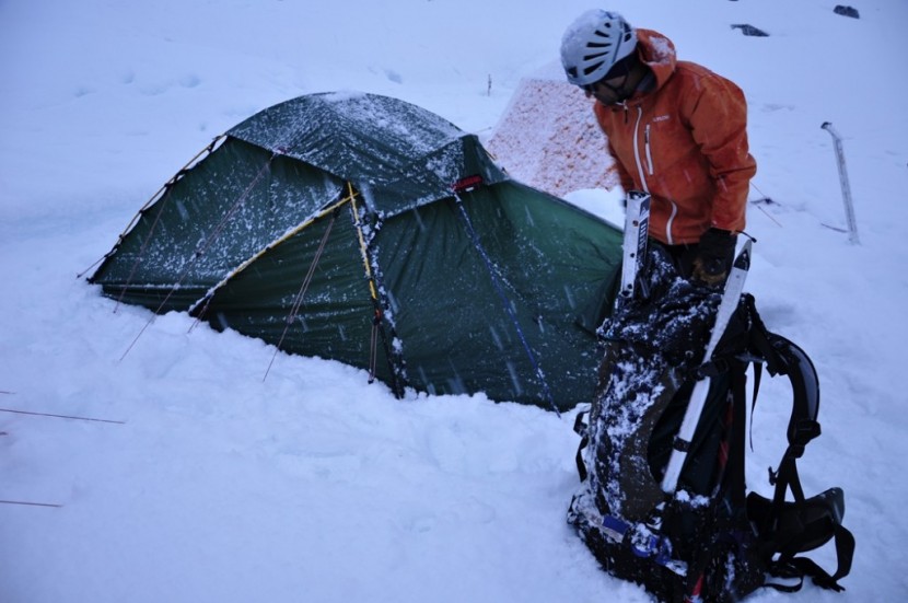 hilleberg jannu - testing on a backcountry ski expedition in greenland. unlike tunnel...
