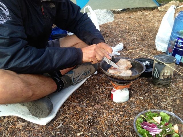 crkt mount shasta - backcountry steak knife duty for the crkt mt. shasta. life testing...