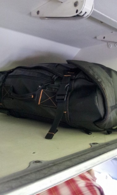 timbuk2 aviator travel backpack - the aviator fits easily into the overhead bin. it might even fit...
