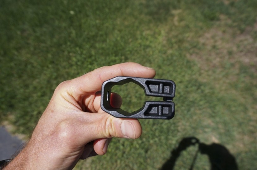 rockymounts jetline - the rear clamp of the jetline can accommodate a round or square bar.