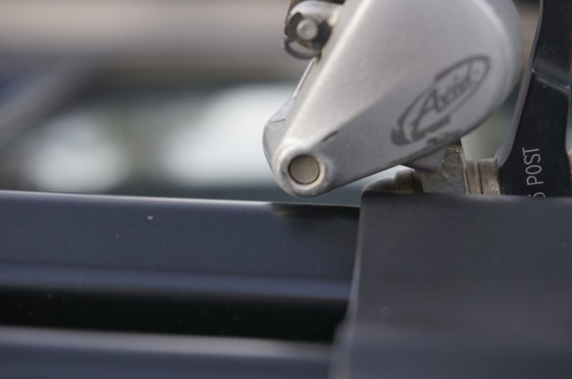 yakima forklift - disc brake clearance can be tight on the yakima forklift, but a...