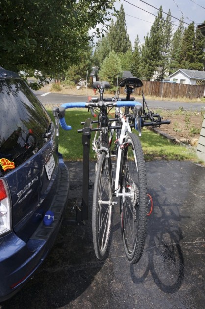 thule parkway 4-bike - bike to bike contact can be an issue with the thule parkway.