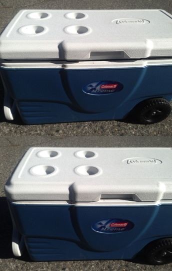 coleman 62 xtreme wheeled - comparison of the lid seal on the coleman xtreme. the lid's own...