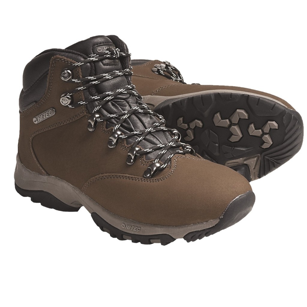  HI-TEC Black Rock WP Mid Men's Waterproof Hiking Boots,  Lightweight Breathable Backpacking and Trail Shoes - Dark Grey/Medium Grey,  7.5 Medium