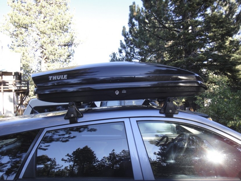 thule sonic large - we think that the thule sonic is one of the more aerodynamic boxes...