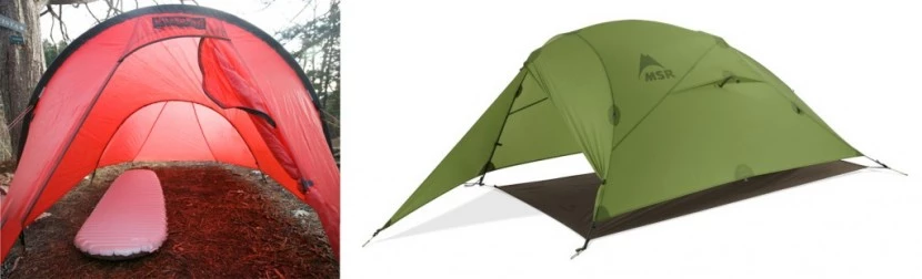 nemo obi 2 - the hilleberg rogen and anjan (left) are the only tents that pitch...