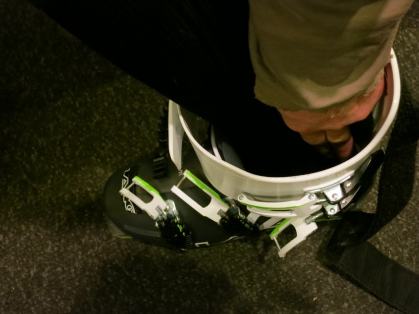 ski boots - the shell size is important to boot fit. you should have no more...