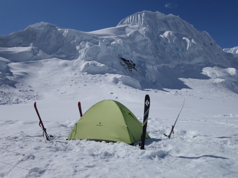 black diamond firstlight - the perfect application for the firstlight -- a multi-day ski tour...