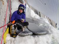 NeoAir XTherm pads. Nose Bivy, Mt. Huntington, AK.