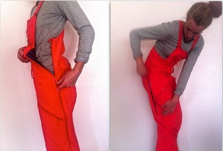 arc&#039;teryx sentinel full bib - shane demonstrates the variety of vents that are possible with this...