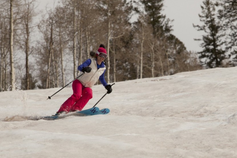 spyder traveler - if warm and sunny with the occasional breeze is your kind of skiing...
