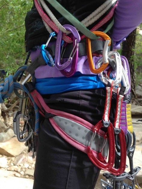 wild country helium quickdraw - the lightweight heliums won&#039;t weigh you down on a long route.