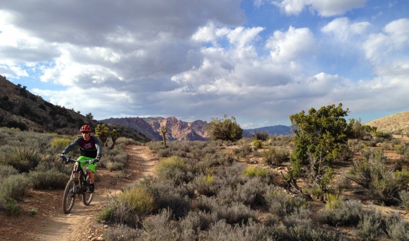 fox flux - luke lydiard rides the amazing three mile smile trail west of vegas...