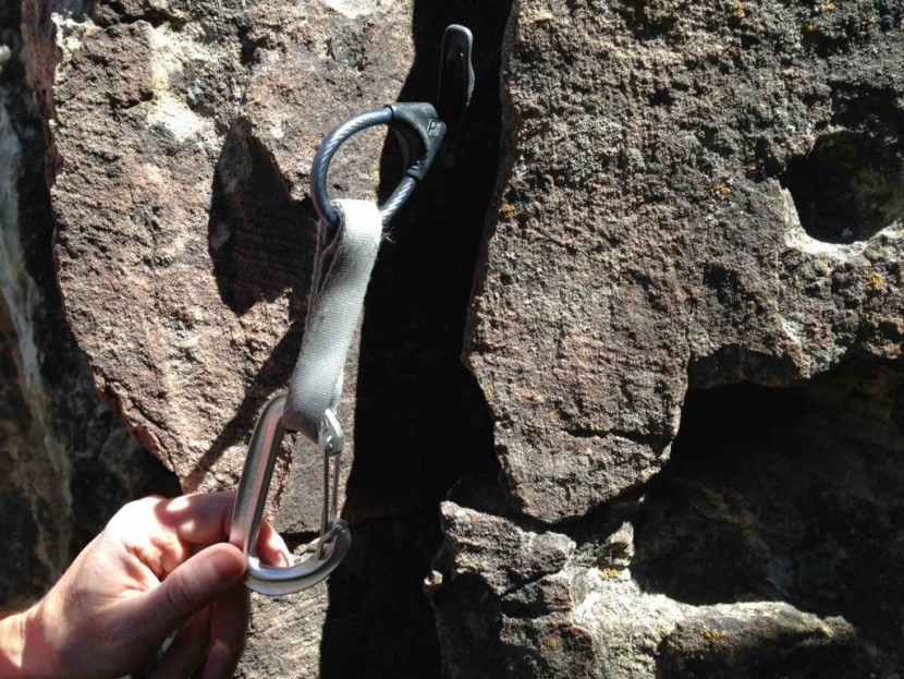 black diamond oz carabiner - the silver oz for your .4 camalot. black diamond sells this...