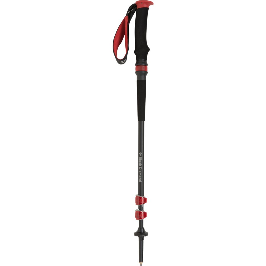 Shock absorbing hiking outlet pole