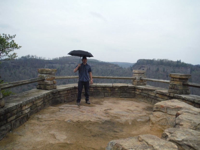 windpro compact auto - jared testing out the windpro on a rainy hike. don&#039;t let...