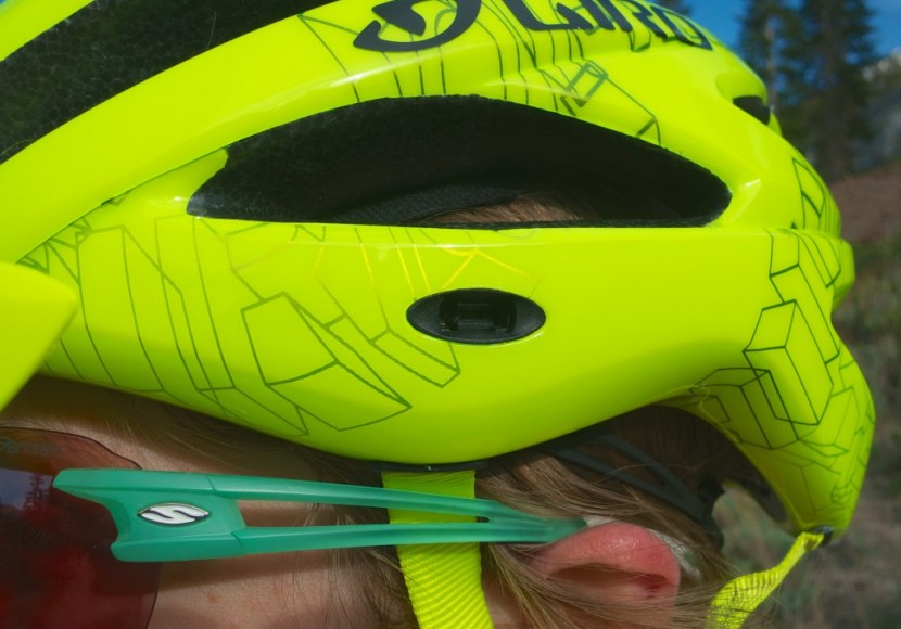 giro xar - the xar&#039;s visor is attached to the helmet by rectangular snaps on...