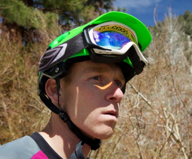 bell super - the super&#039;s visor adjusts far enough upward to accommodate wearing...