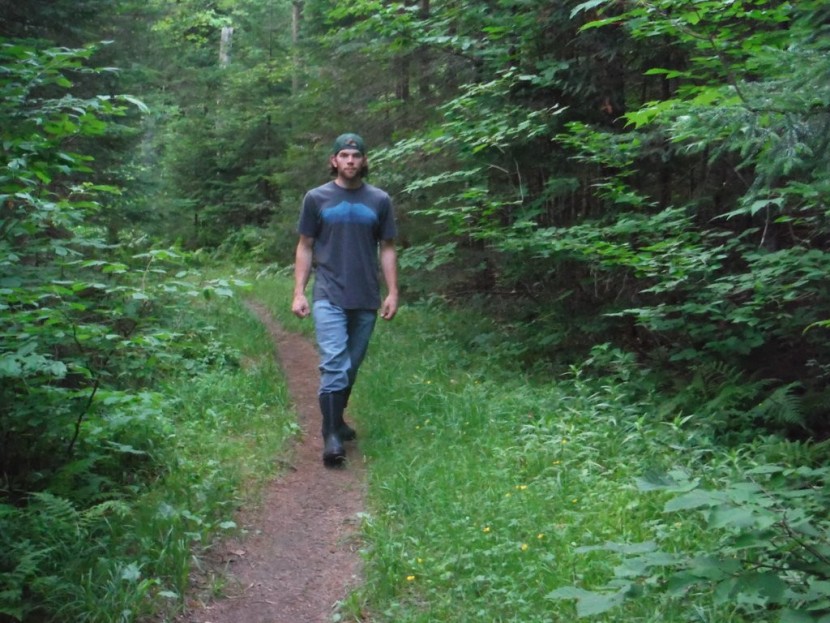 bogs classic high - we took the bogs on a short hike to see how they would do on trails...