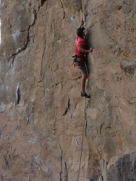la sportiva futura - owens river gorge sport climbing, bishop, ca.