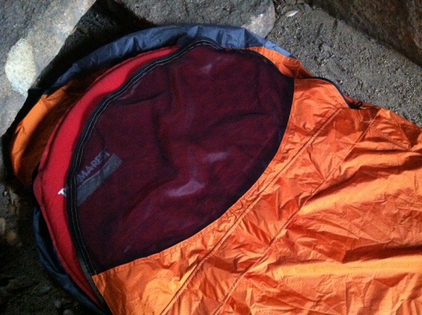 rei minimalist - a mesh bug net replaces the typical nylon shell, creating greater...