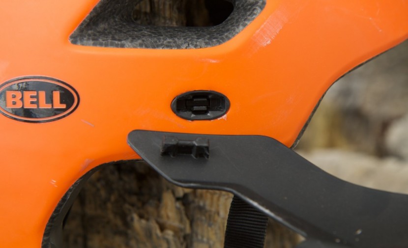 bell stoker - the stoker&#039;s visor is attached by flat snaps at either side of the...