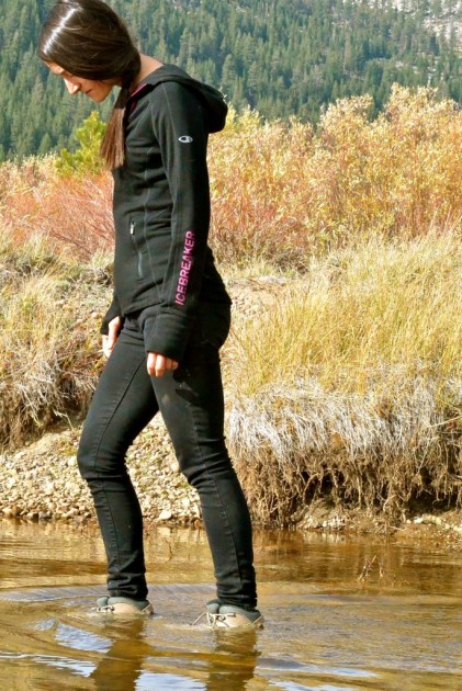 la sportiva fc eco 3.0 gtx for women - almost fully submerged, the la sportiva fc eco 3.0 kept our feet dry...