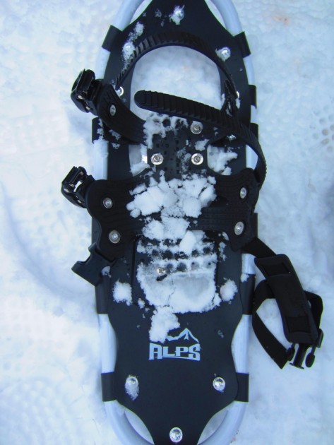 alps performance lightweight - before putting snowshoes on, its important to clear any snow from...