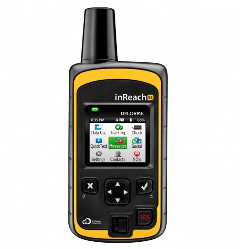 DeLorme InReach SE Review (A satellite communication device that can pair with some DeLorme handheld GPS devices.)