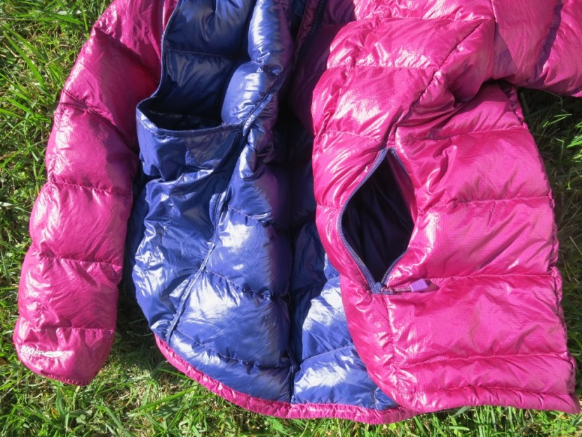 montbell frost smoke down parka for women - the montbell frost smoke parka. outer zippered hand pockets and...