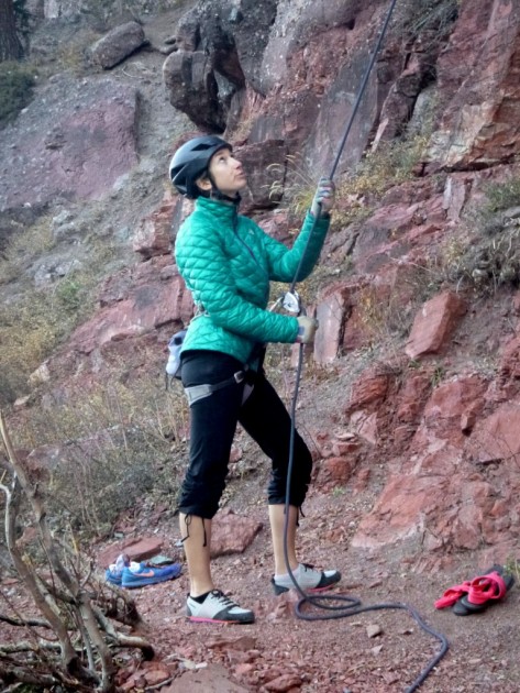 the north face thermoball jacket for women - brittany shows off the thermoball&#039;s cute diamond baffling and...