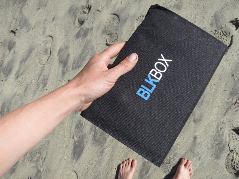 blkbox 12w portable folding kit - putting the blkbox 12w portable folding solar panel to the test on...