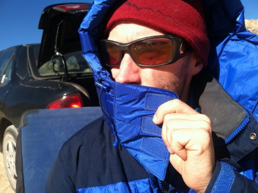 mountain hardwear chillwave jacket - a combination of velcro flaps and fleece collar lining make this...