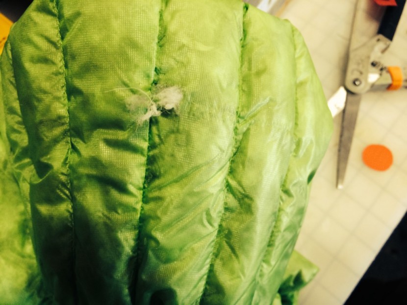 arc&#039;teryx cerium sl - small tears like this were common with cerium sl.